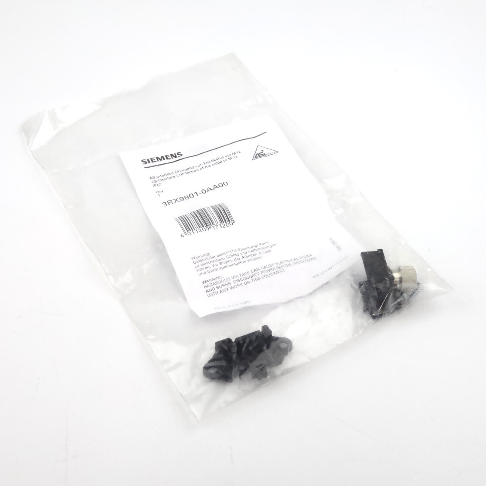 Siemens AS-Interface M12 Junction 3RX9801-0AA00 Original Packaging
