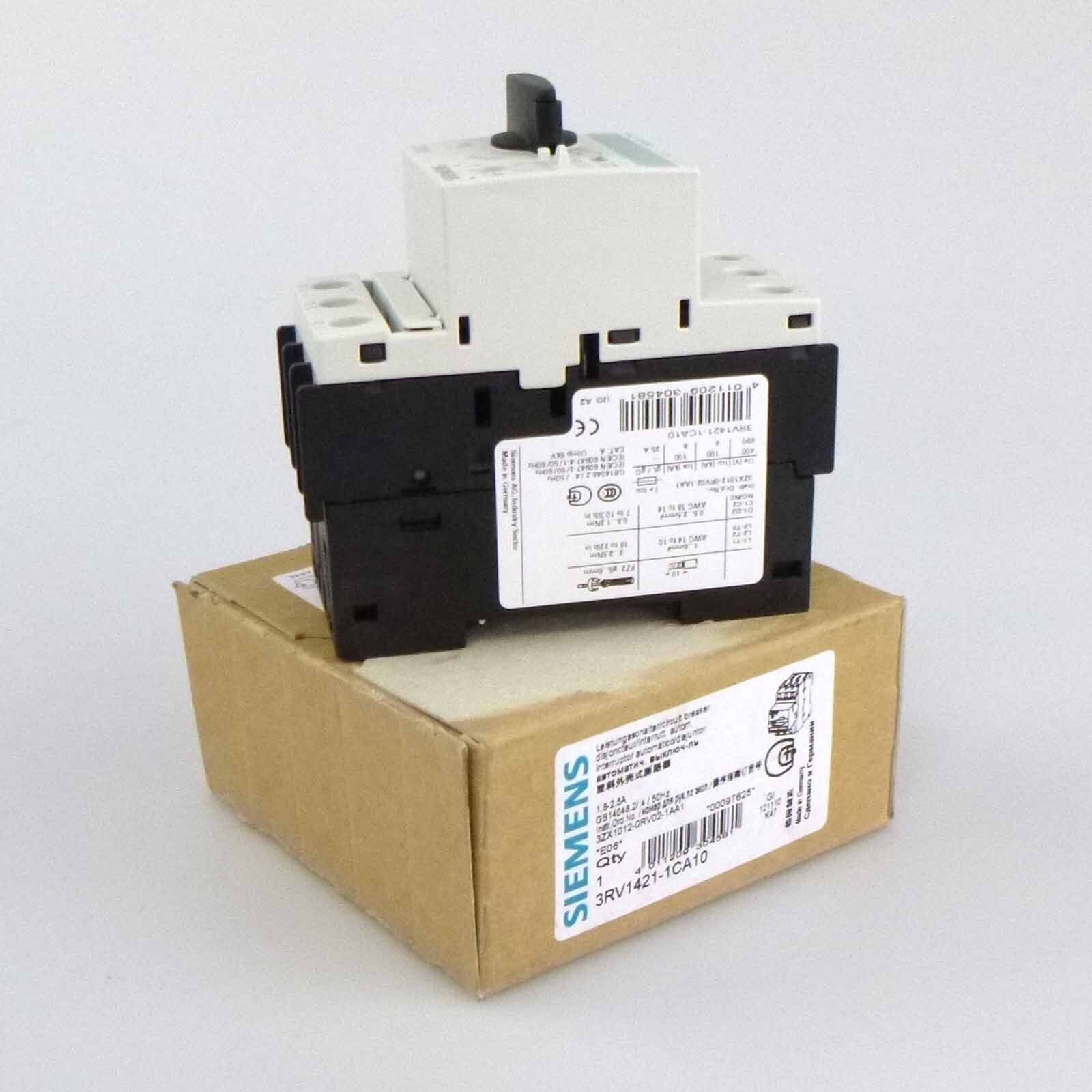 Siemens Circuit Breaker 3RV1421-1CA10 Original Packaging