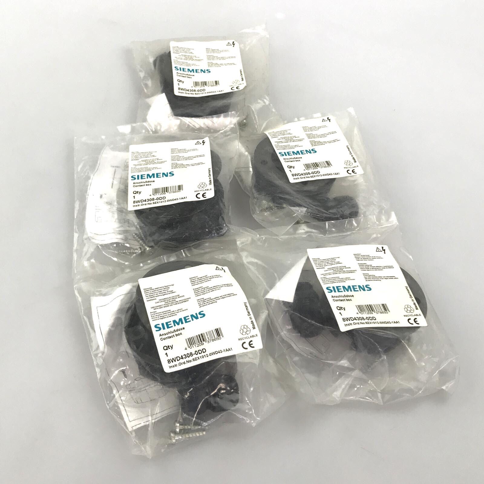 Siemens Junction Box 8WD4308-0DD (5pcs) original box