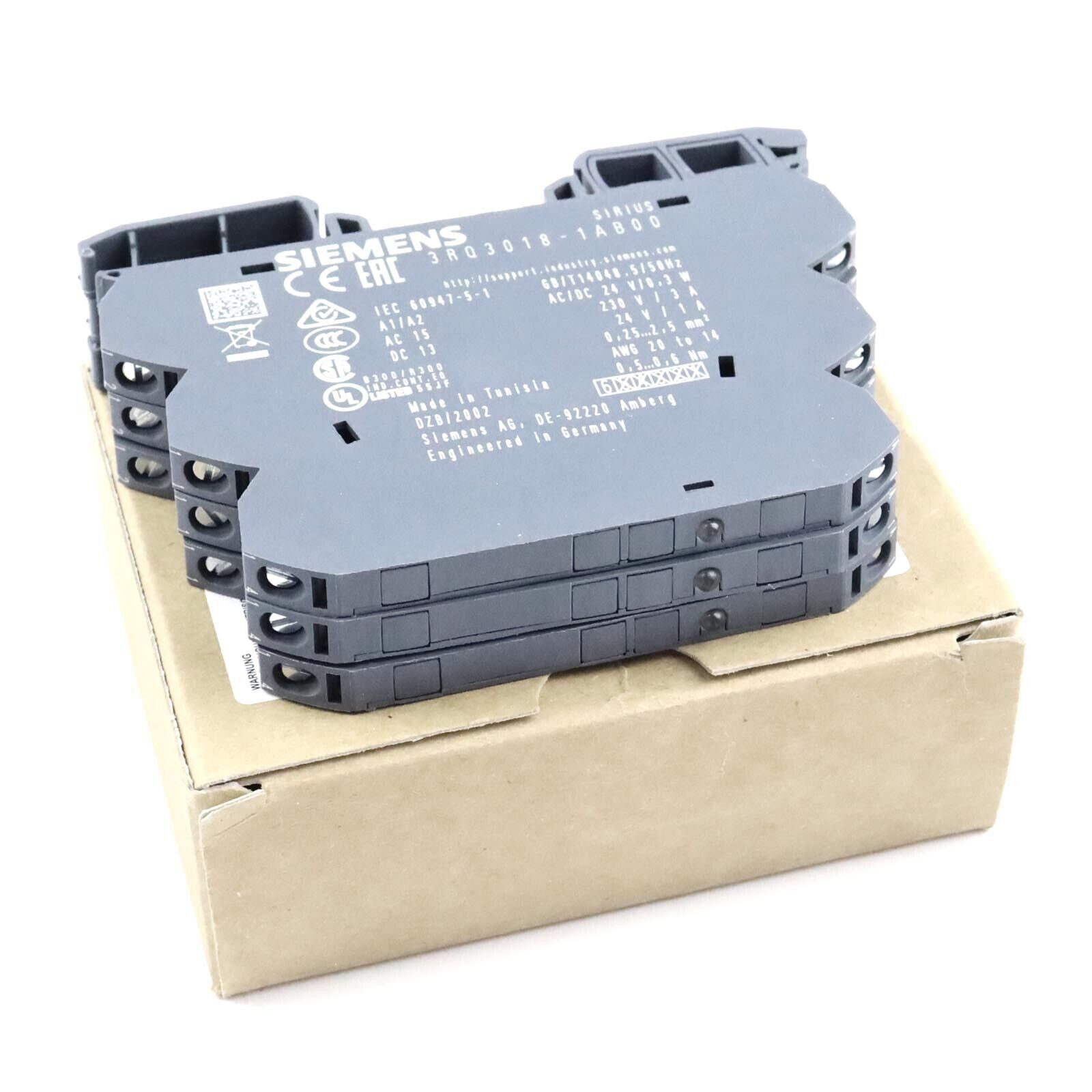 Siemens coupling relay 3RQ3018-1AB00 (3pcs) original box