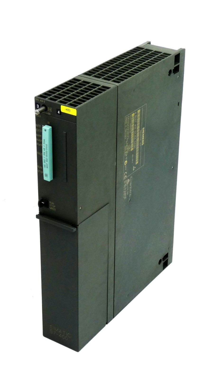 Siemens Simatic S7 6ES7 414-3XJ04-0AB0 E:02 V4.0.3 + 6ES7 964-2AA04-0AB0 -used-