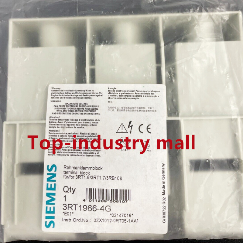 1PCS New original 3RT1966-4G SIEMENS 3RT1 966-4G terminal box  Fast Shipping