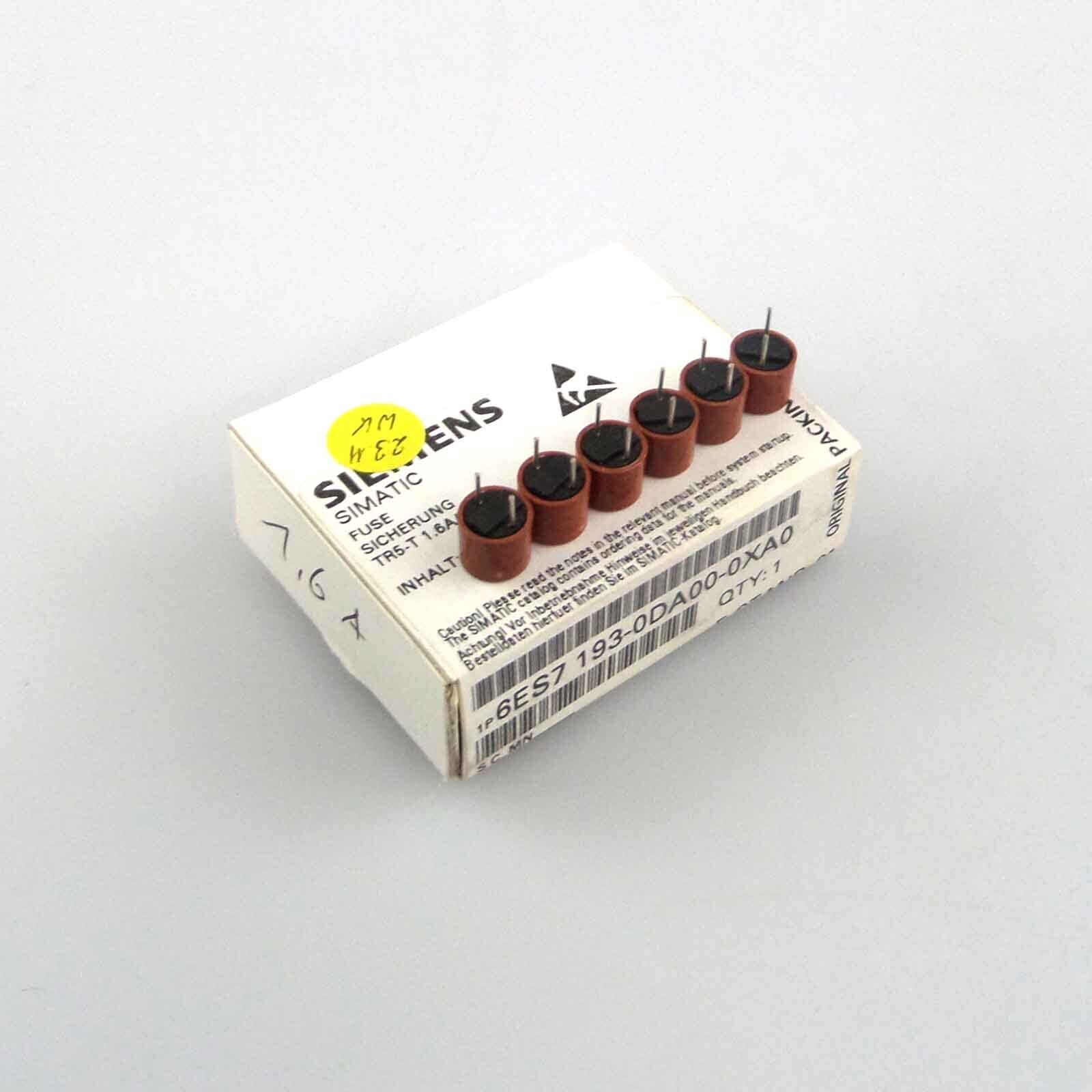 Siemens Fuse 6ES7 193-0DA00-0XA0 TR5-T 1.6A/250V (6pcs) original box