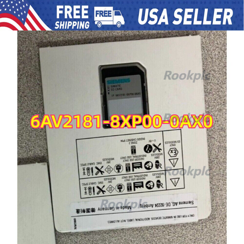 New Siemens 6AV2 181-8XP00-0AX0 6AV2181-8XP00-0AX0 SIMATIC SD memory card 2 GB