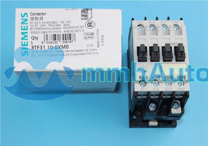 1PCS Brand New In Box Siemens Contactor 3TF3110-0XM0 3TF3 110-0XM0