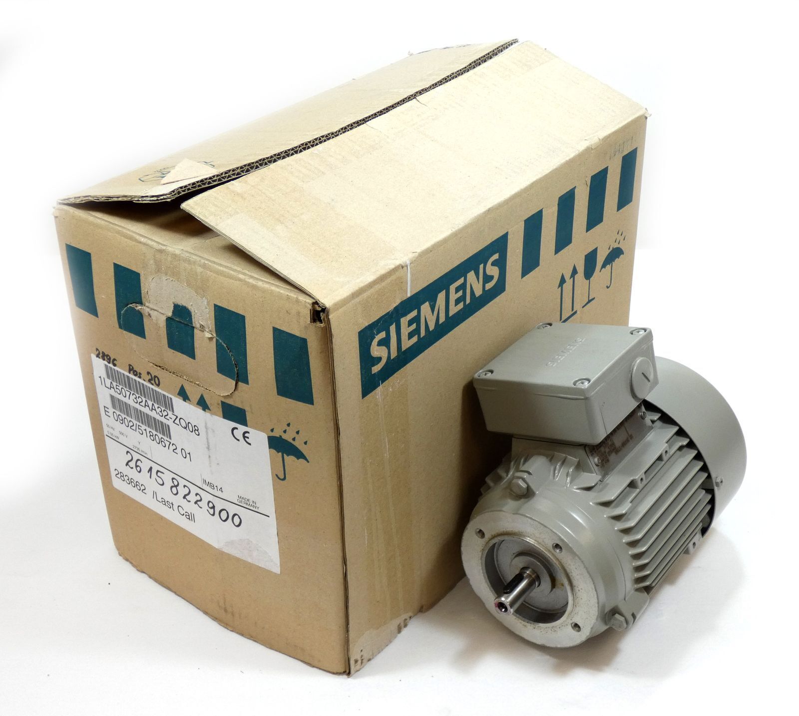 Siemens 1LA50732AA32-ZQ08 550W 2735rpm Standard Motor -Unused/Original Box-