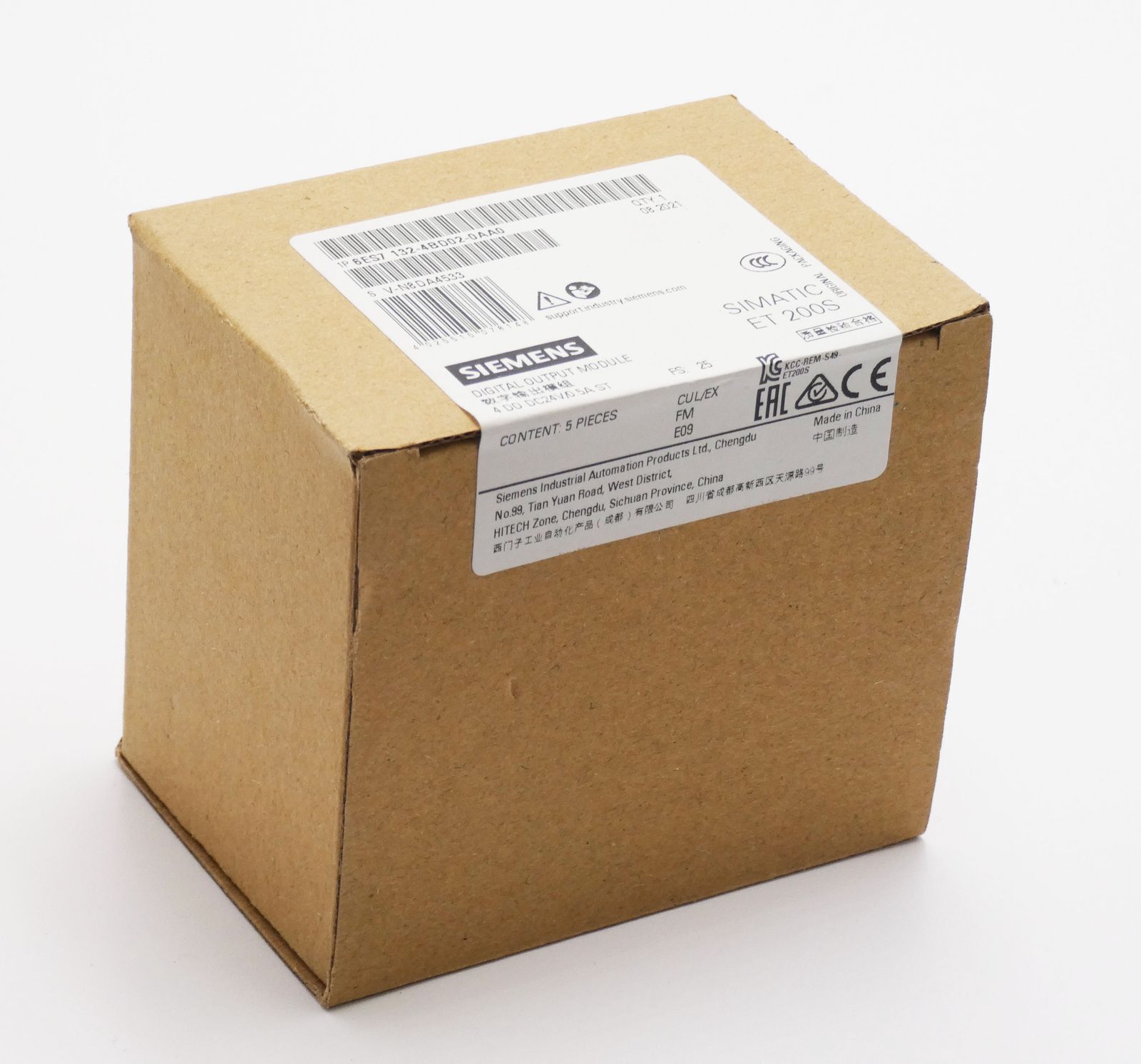 Siemens SIMATIC S7 6ES7 132-4BD02-0AA0 FS:25 Electronics Module -sealed-