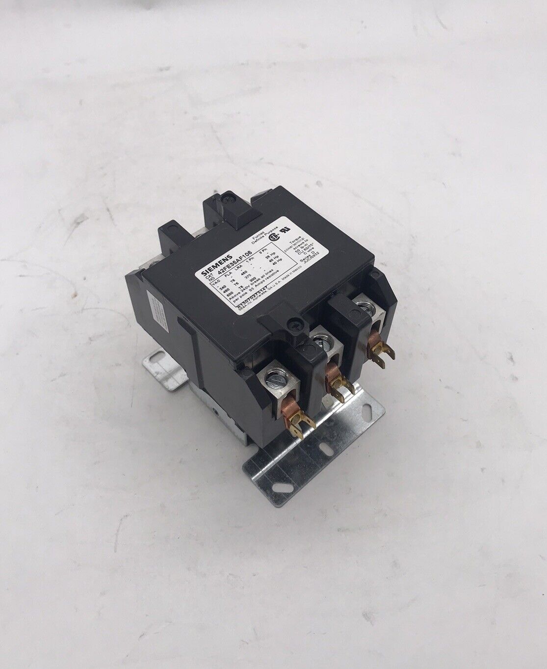 HOUSTON STOCK NEW SIEMENS 42FE35AF106 CONTACTOR 75 AMP 120V COIL FREE 2 DAY AIR