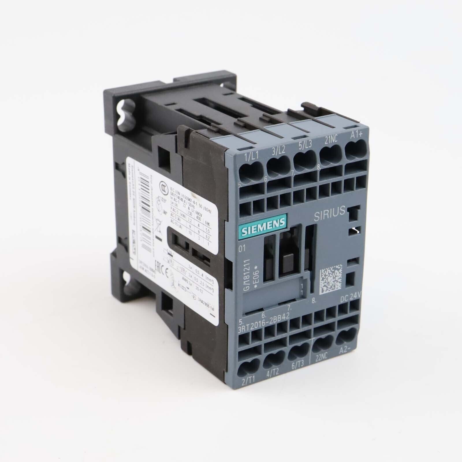 Siemens Power Contactor 3RT2016-2BB42 NOV