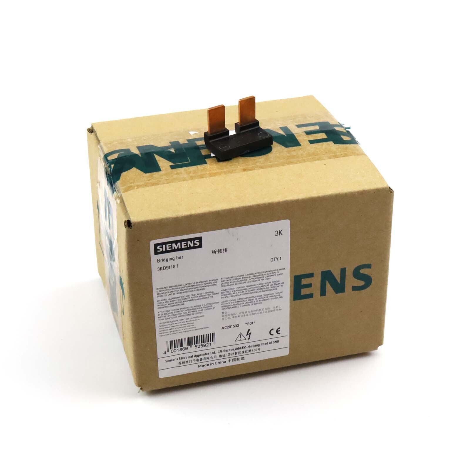 Siemens connection bridge 3KD9118-1 original packaging