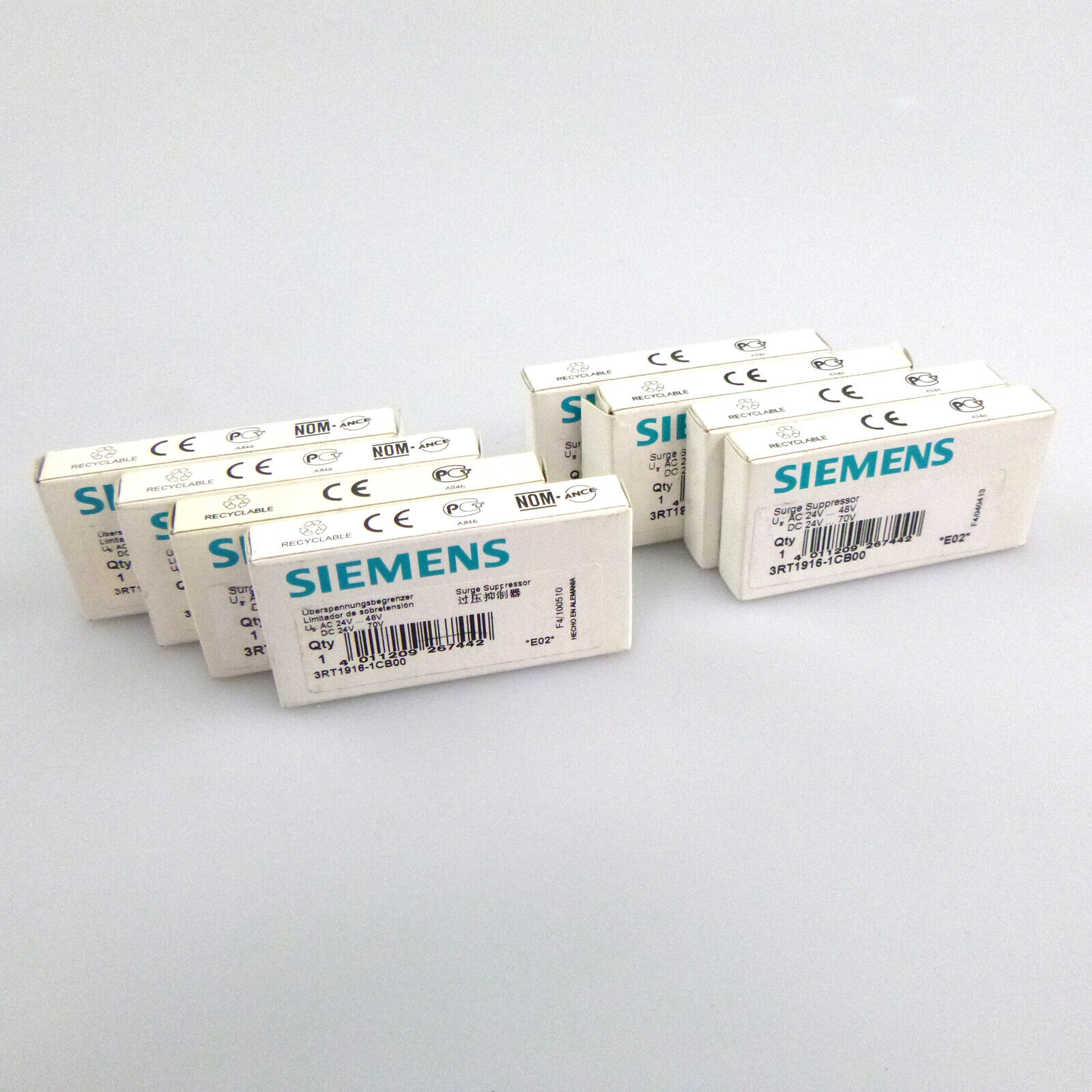 Siemens Surge Limiter 3RT1916-1CB00 (8pcs) original box