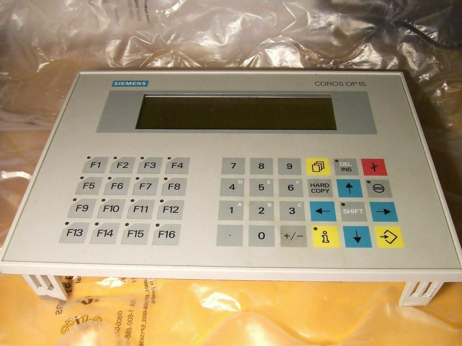SIEMENS SIMATIC OPERATOR PANEL COROS OP15 6AV3515-1MA00 6AV35151MA00 6AV3 515 E4