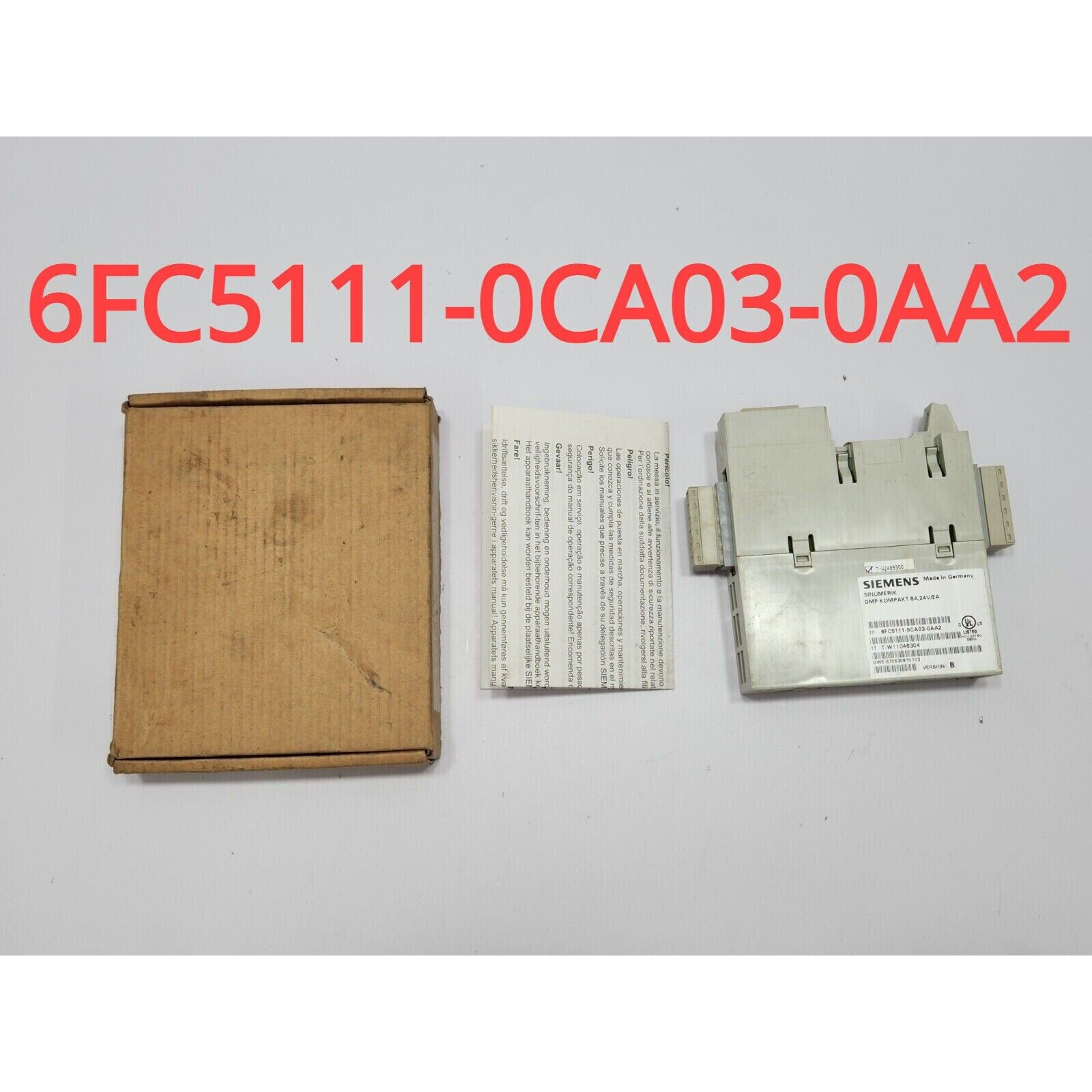 New Siemens 6FC5111-0CA03-0AA2 6FC5 111-0CA03-0AA2 SINUMERIK electronic module