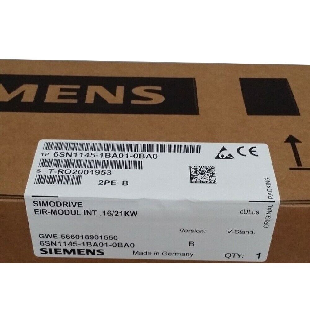 NEW 6SN1145-1BA01-0BA0 SIEMENS SIMODRIVE 611 6SN1145-1BA01-0BA0