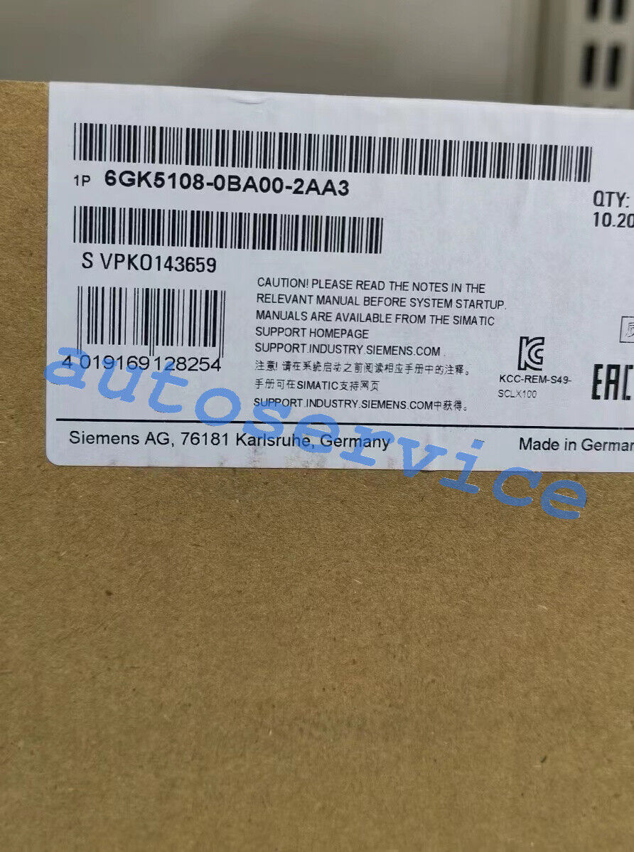 NEW Siemens 6GK5 108-0BA00-2AA3 6GK5108-0BA00-2AA3 By Fedex or FedEx#L