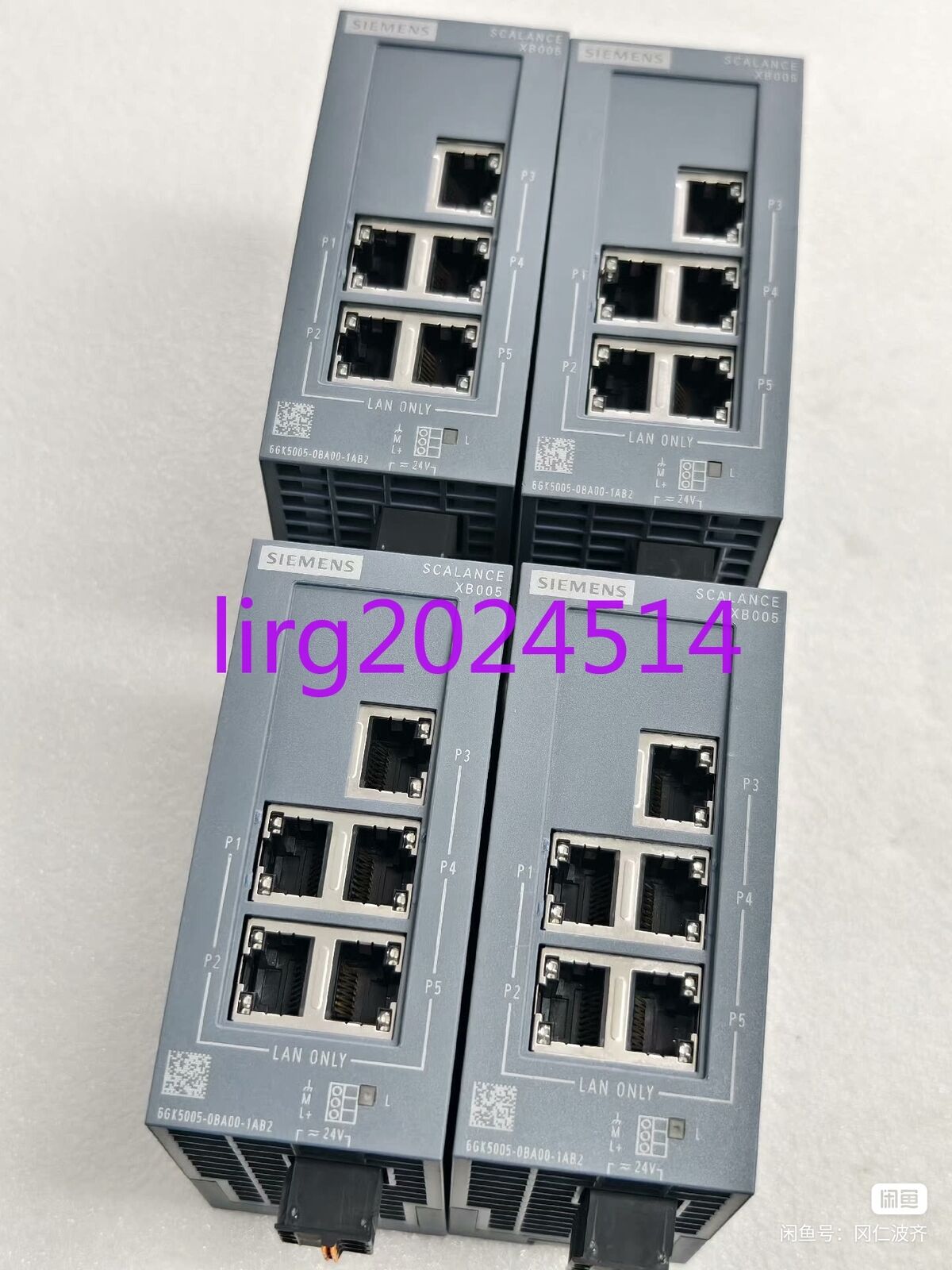 1pc used   Siemens XB005  6GK5 005-0BA00-1AB2