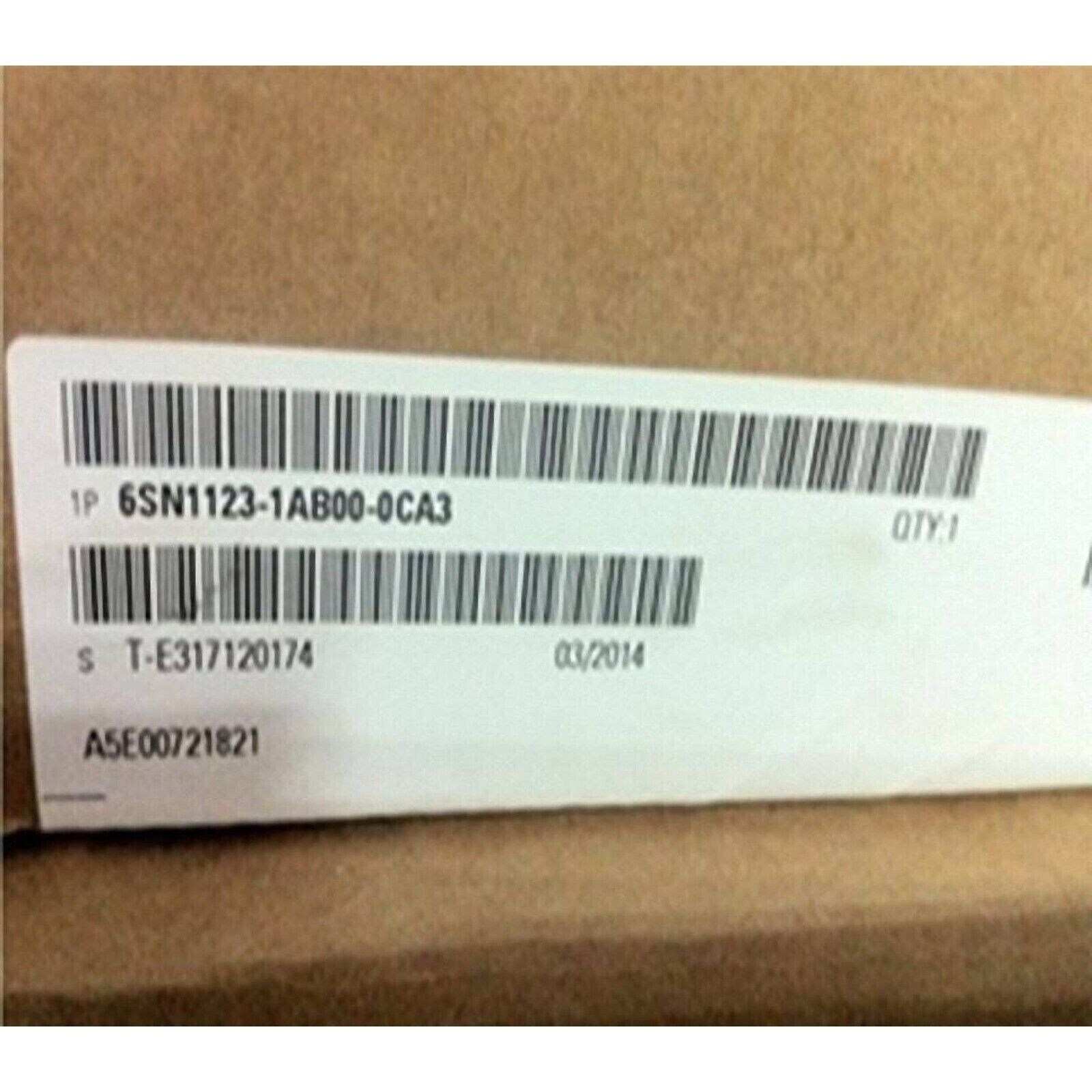 Siemens 6SN1123-1AB00-0CA2 PLC Module 6SN1 123-1AB00-0CA2 New Expedited Shipping