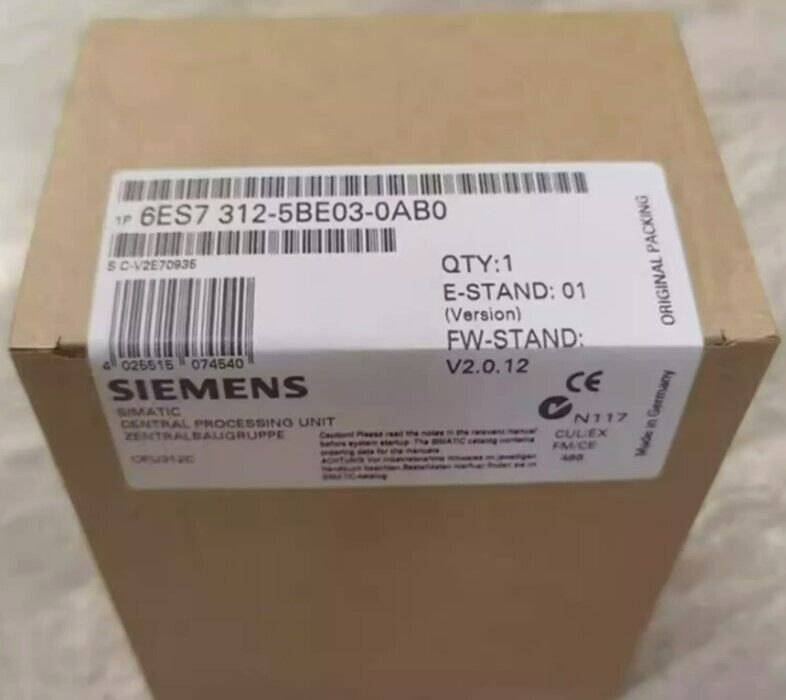 New Siemens 6ES7 312-5BE03-0AB0 / 6ES7312-5BE03-0AB0 PLC Module