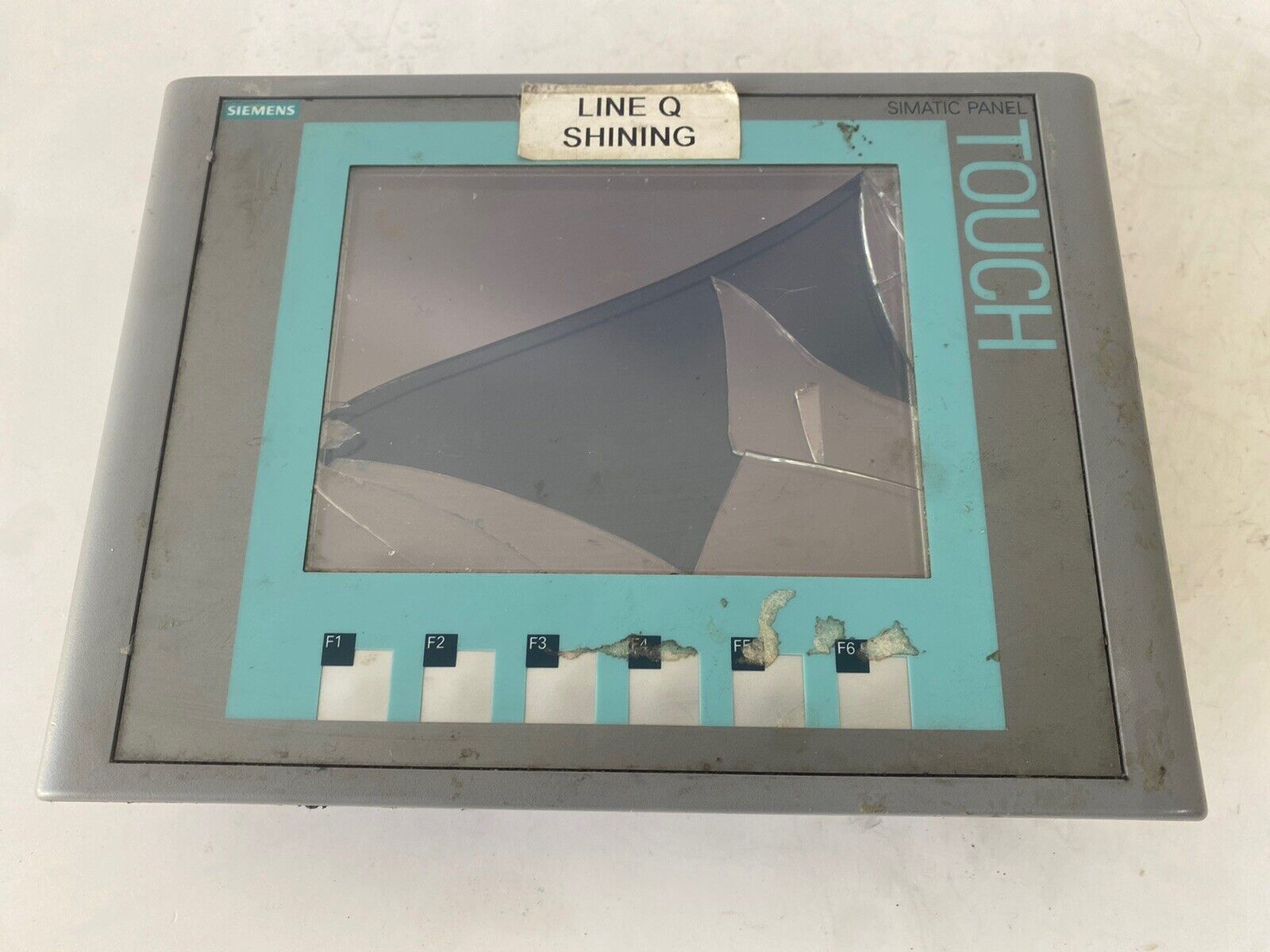 SIEMENS 6AV6 647-0AB11-3AX0 HMI Touch Screen Panel Broke Screen!