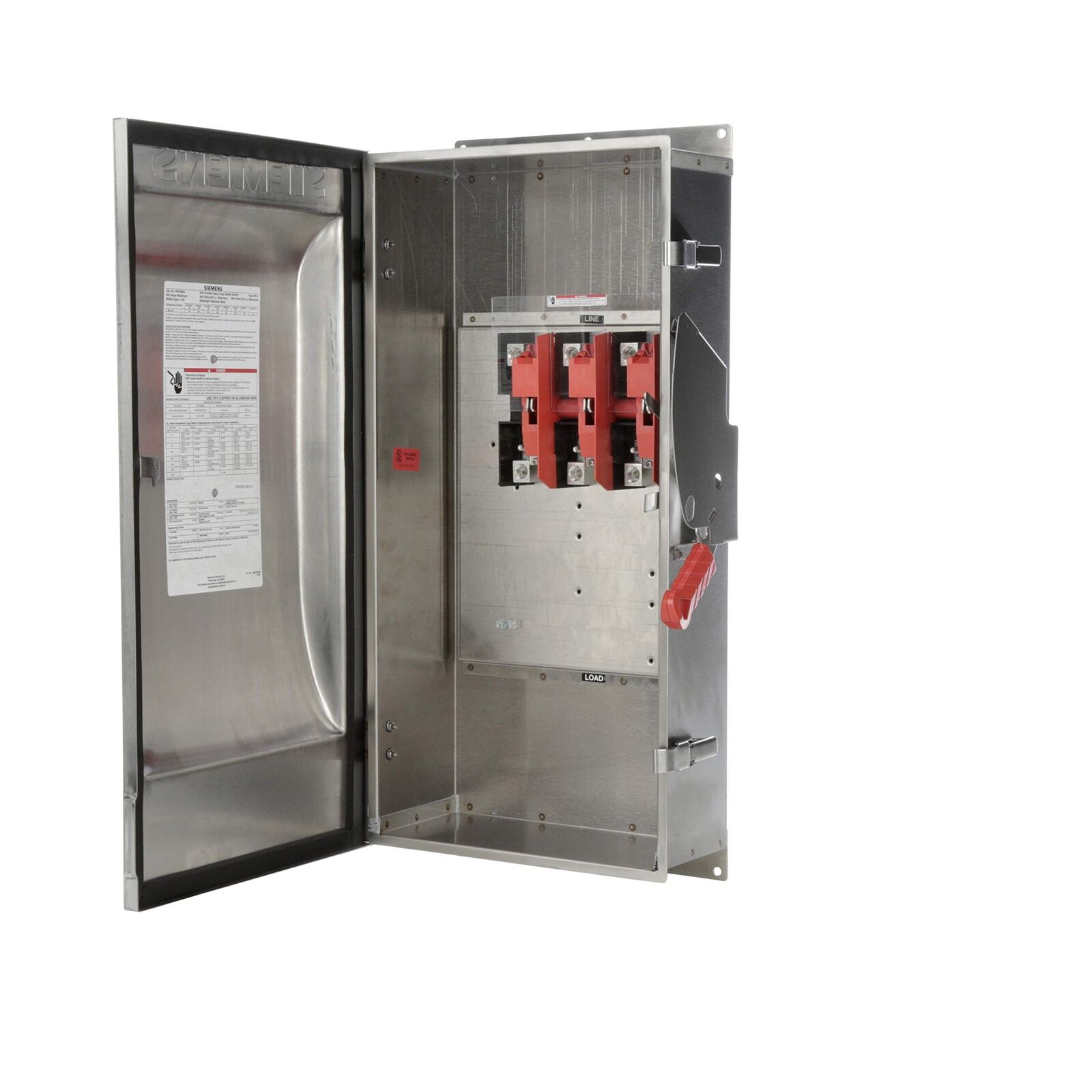Siemens HNF364S 200-Amp 3 Pole 600V 3 Wire Non-Fused Heavy Duty Safety Switches