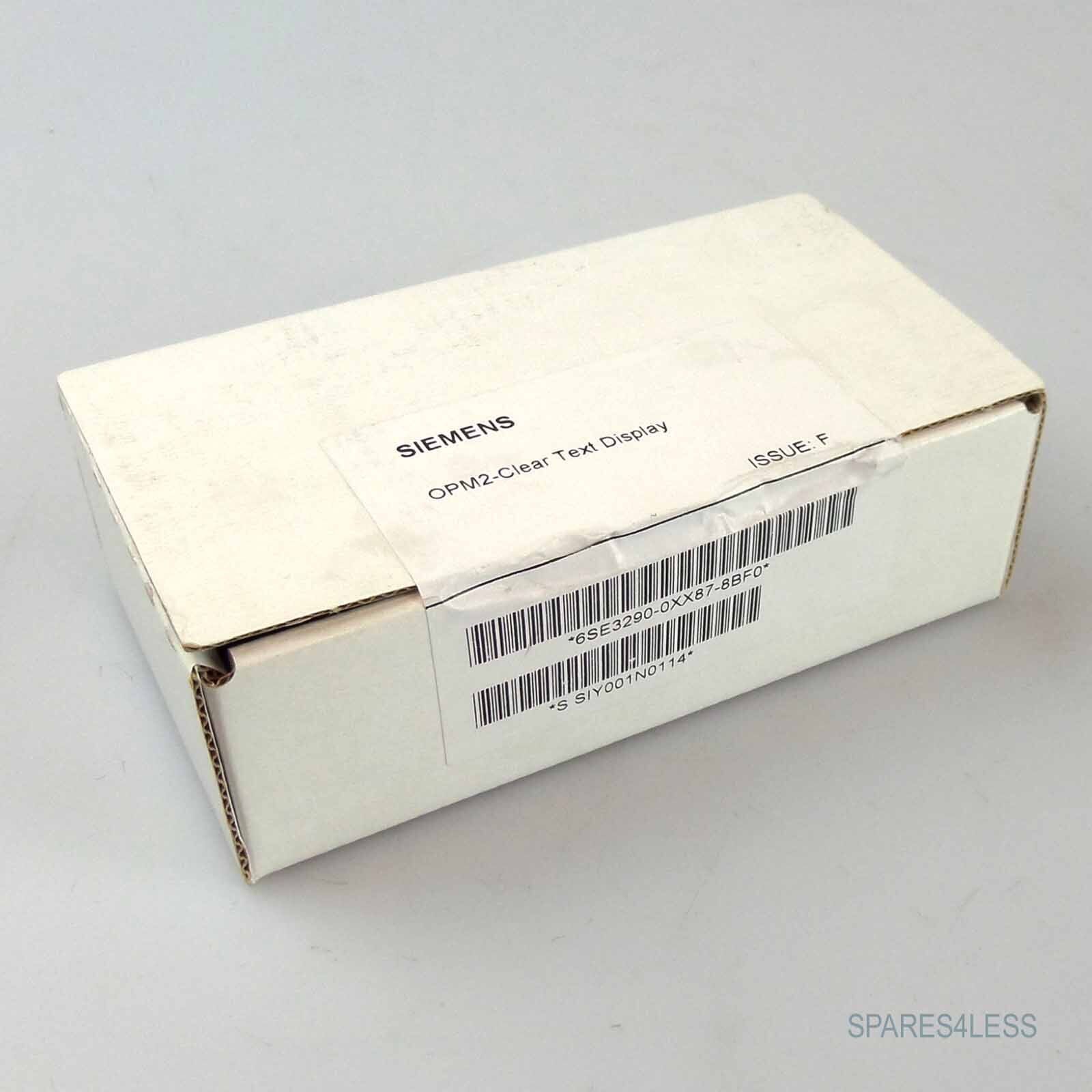 Siemens Control Panel OPM2 6SE3290-0XX87-8BF0 SIE