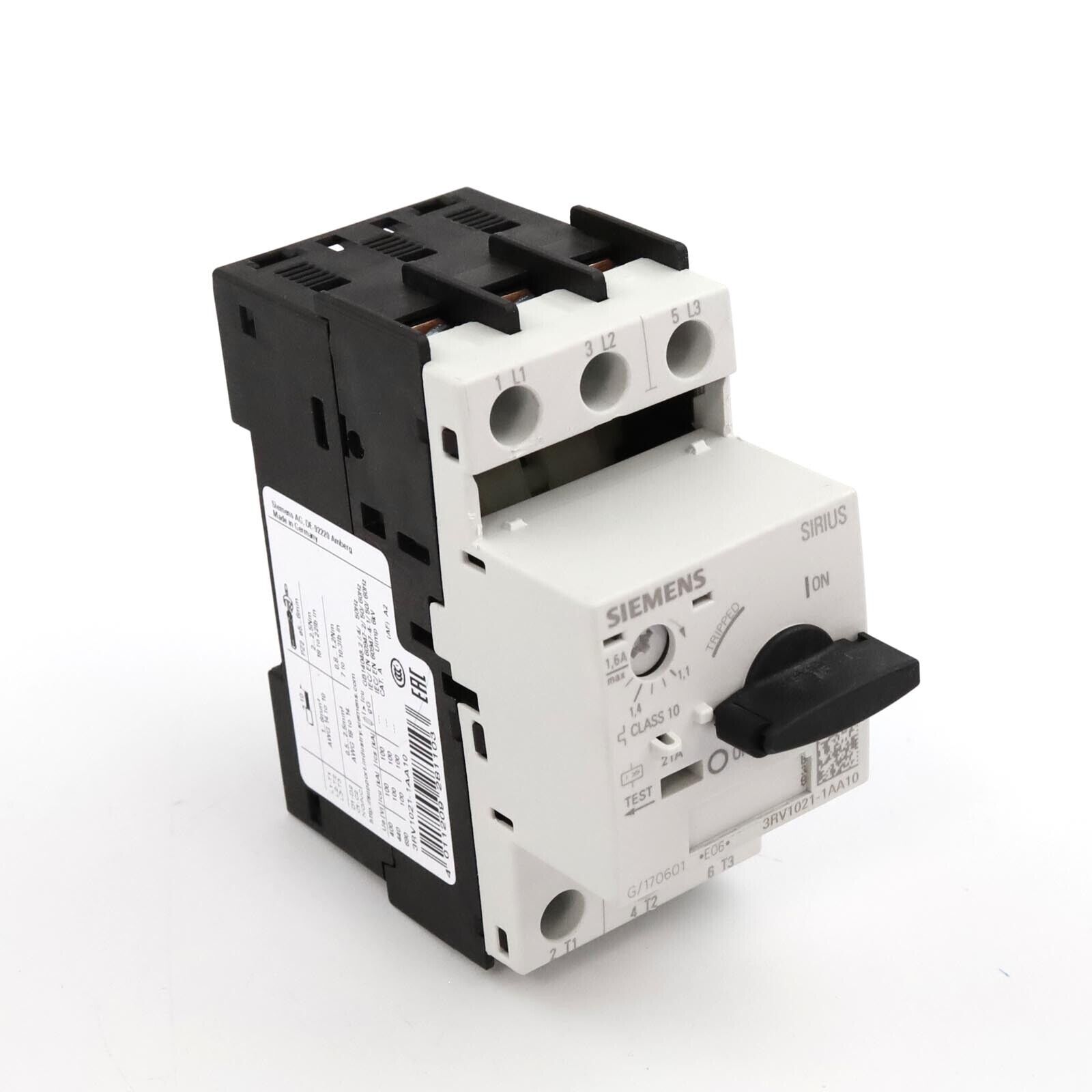 Siemens Circuit Breaker 3RV1021-1AA10 GEB