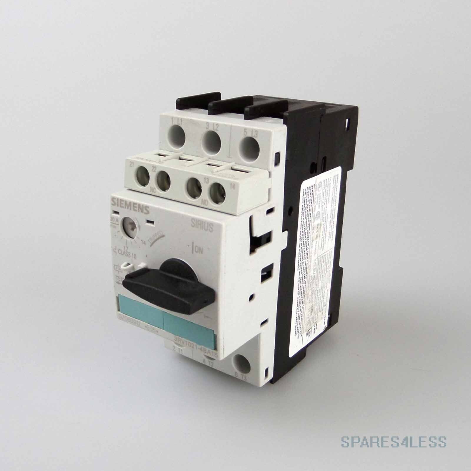 Siemens Circuit Breaker 3RV1021-4BA15 GEB