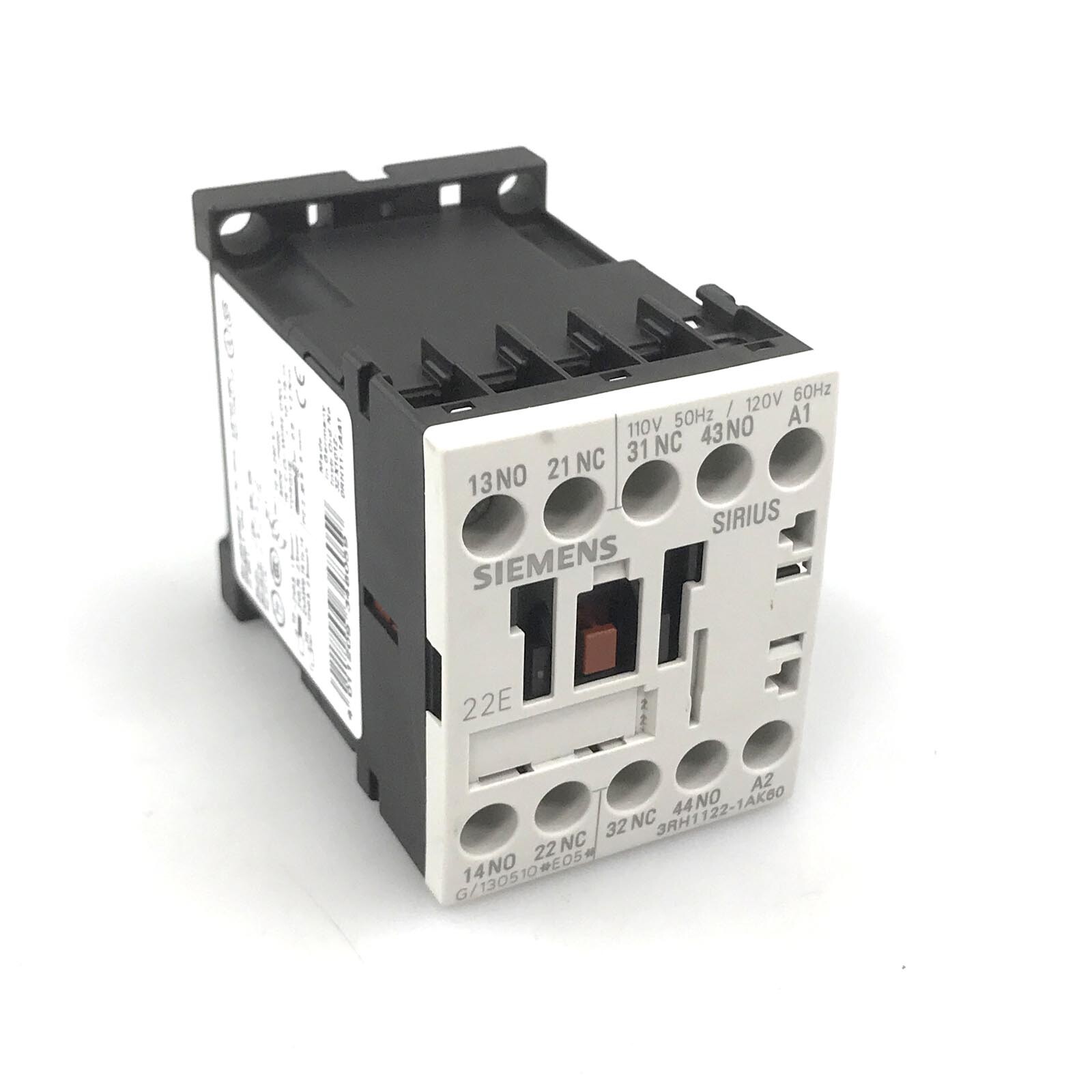 Siemens Auxiliary Contactor 3RH1122-1AK60 GEB