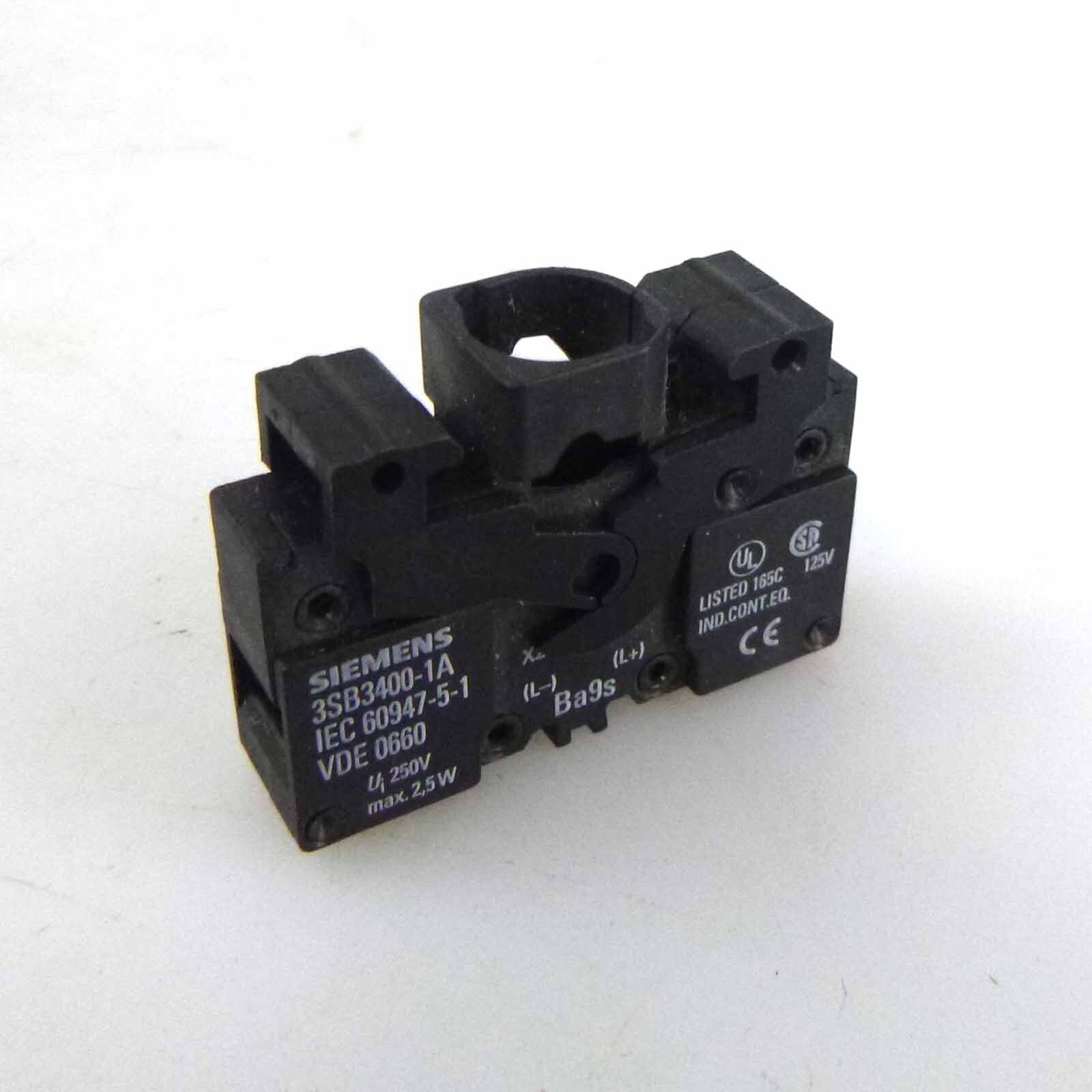 Siemens Lamp Holder 3SB3400-1A GEB