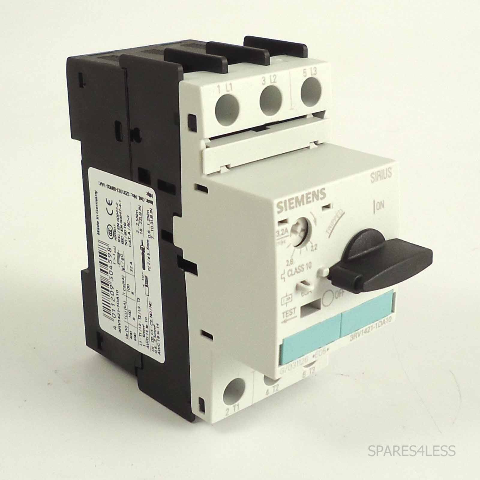 Siemens Circuit Breaker 3RV1421-1AA10 GEB