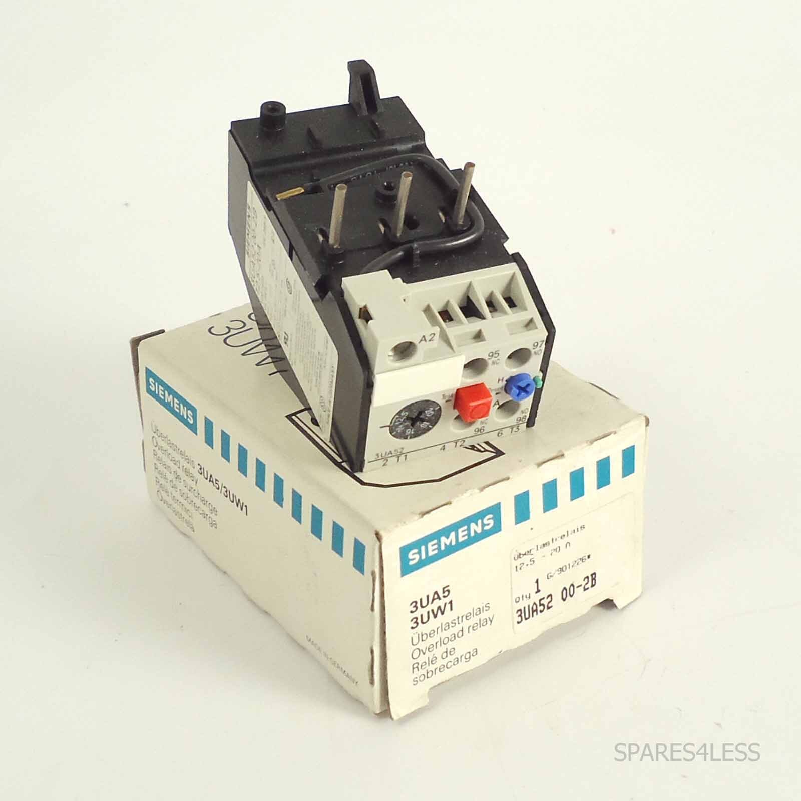 Siemens Overload Relay 3UA5200-2B 12.5-20A Original Packaging