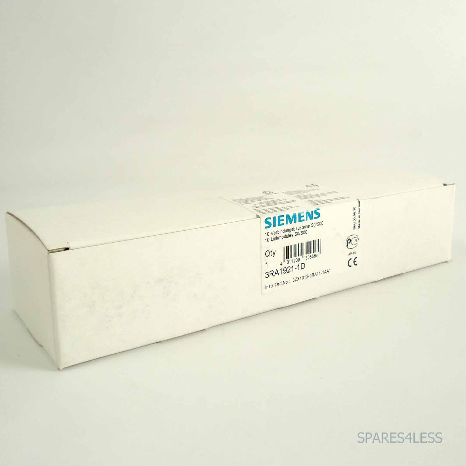 Siemens connection modules 3RA1921-1D (10pcs.) original box