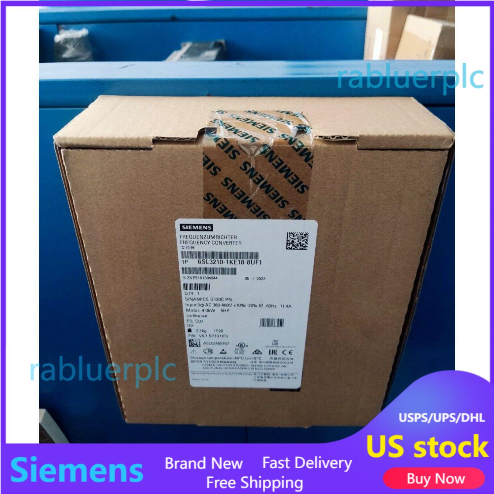 New Siemens 6SL3210-1KE18-8UF1 SINAMICS G120C 4KW Converters 6SL3 210-1KE18-8UF1