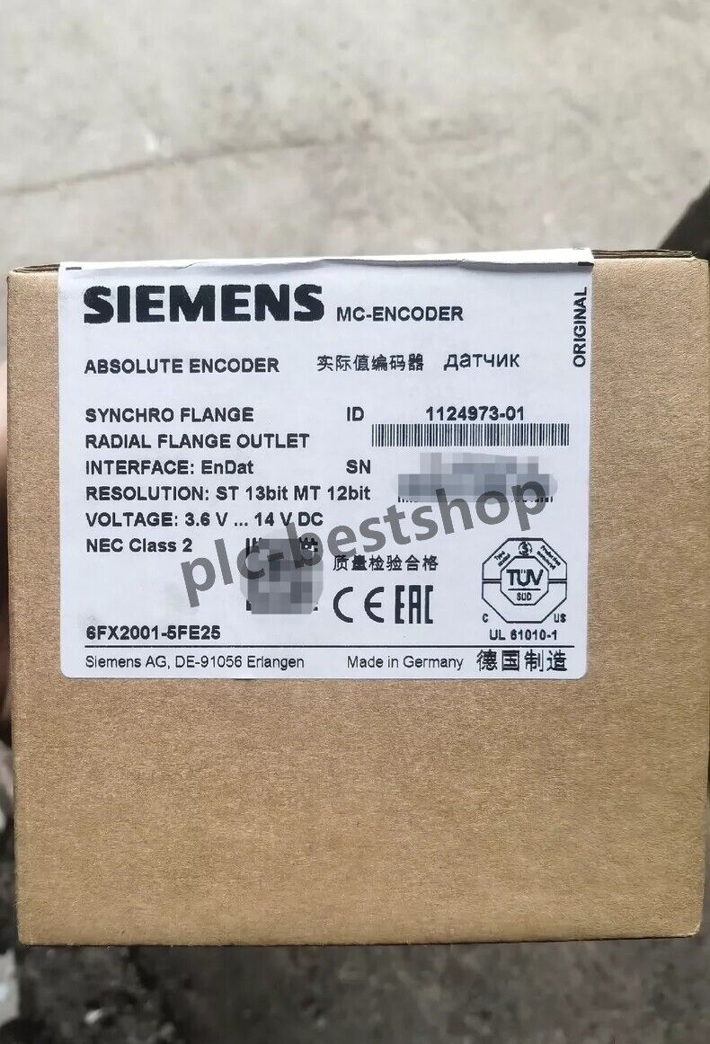 1PCS NEW Siemens Encoder 6FX2001-5FE25 6FX2001-5FE25