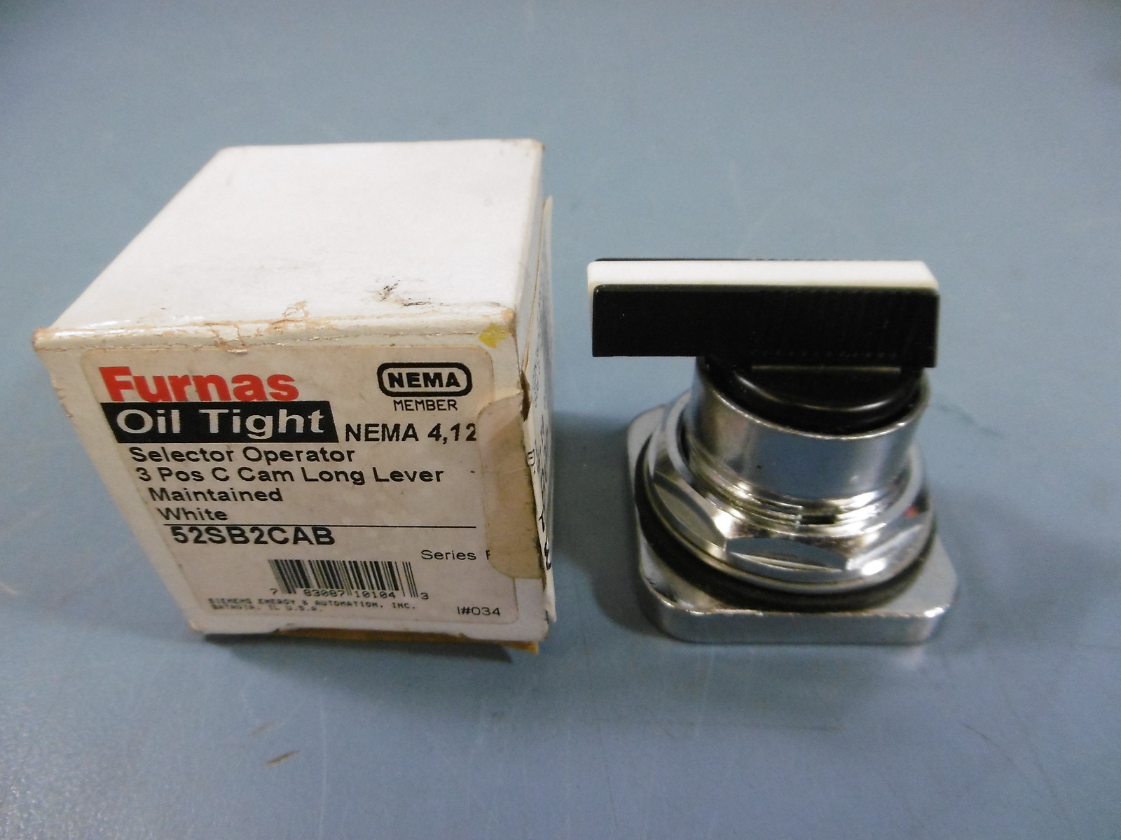 Siemens 52SB2CAB Oil Tight Selector Switch White