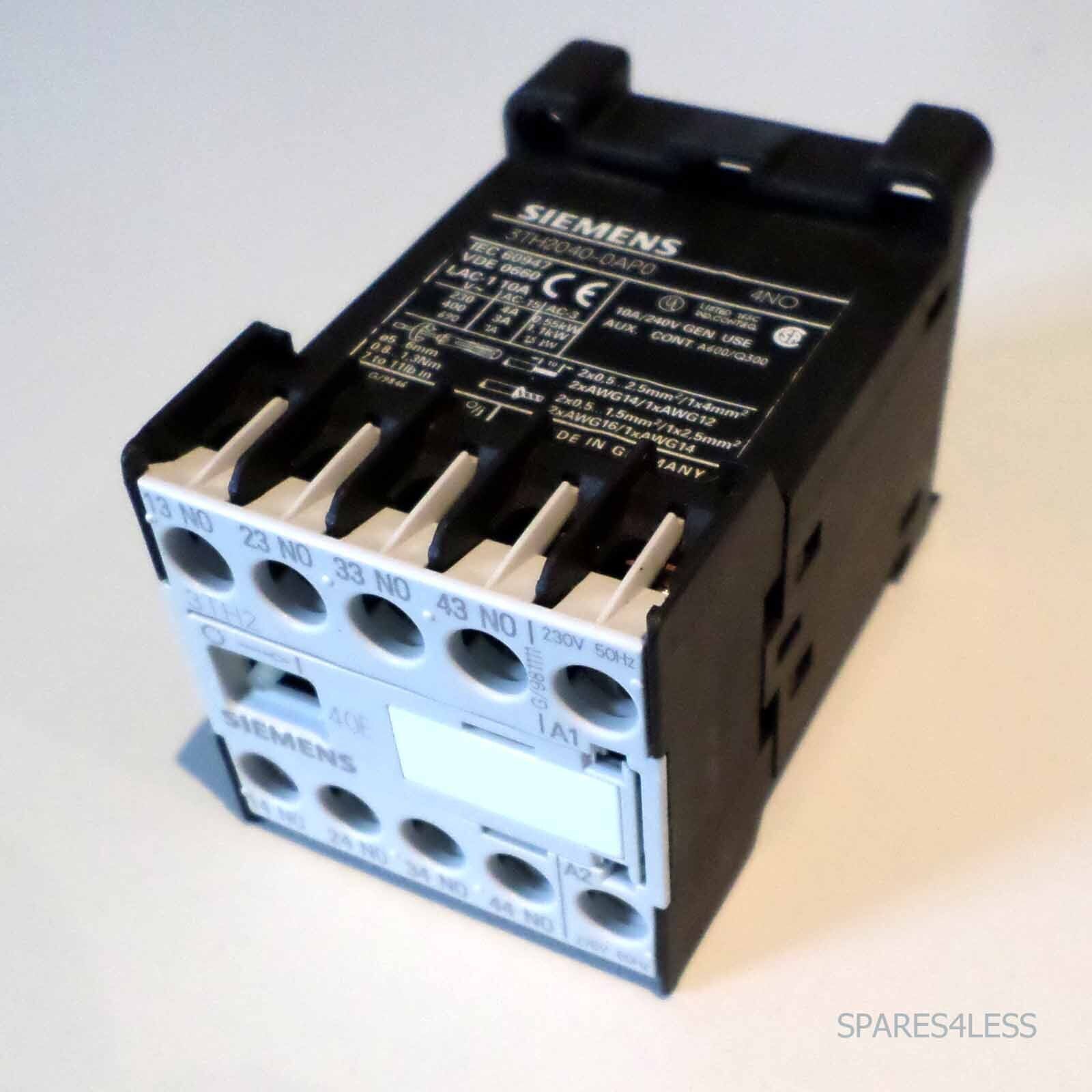 Siemens Auxiliary Contactor 3TH2040-0AP0 GEB