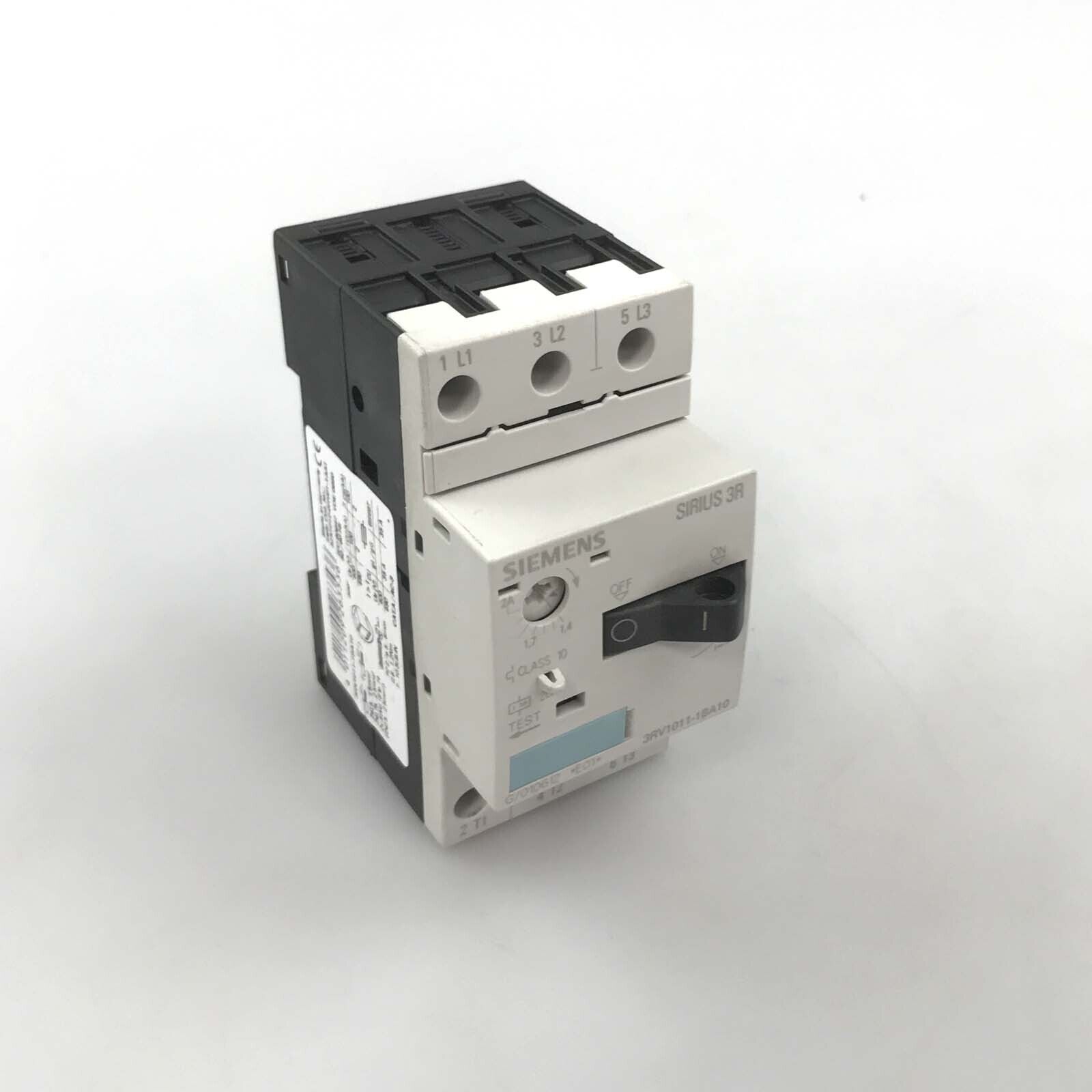 Siemens Circuit Breaker 3RV1011-1BA10 NOV