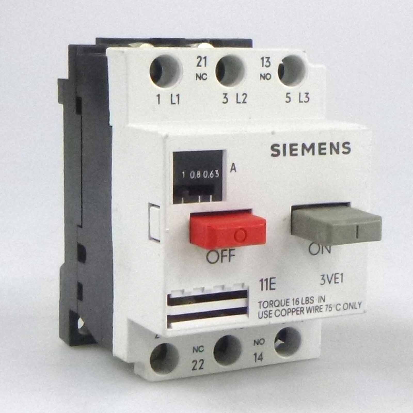 Siemens Circuit Breaker 3VE1010-2F GEB