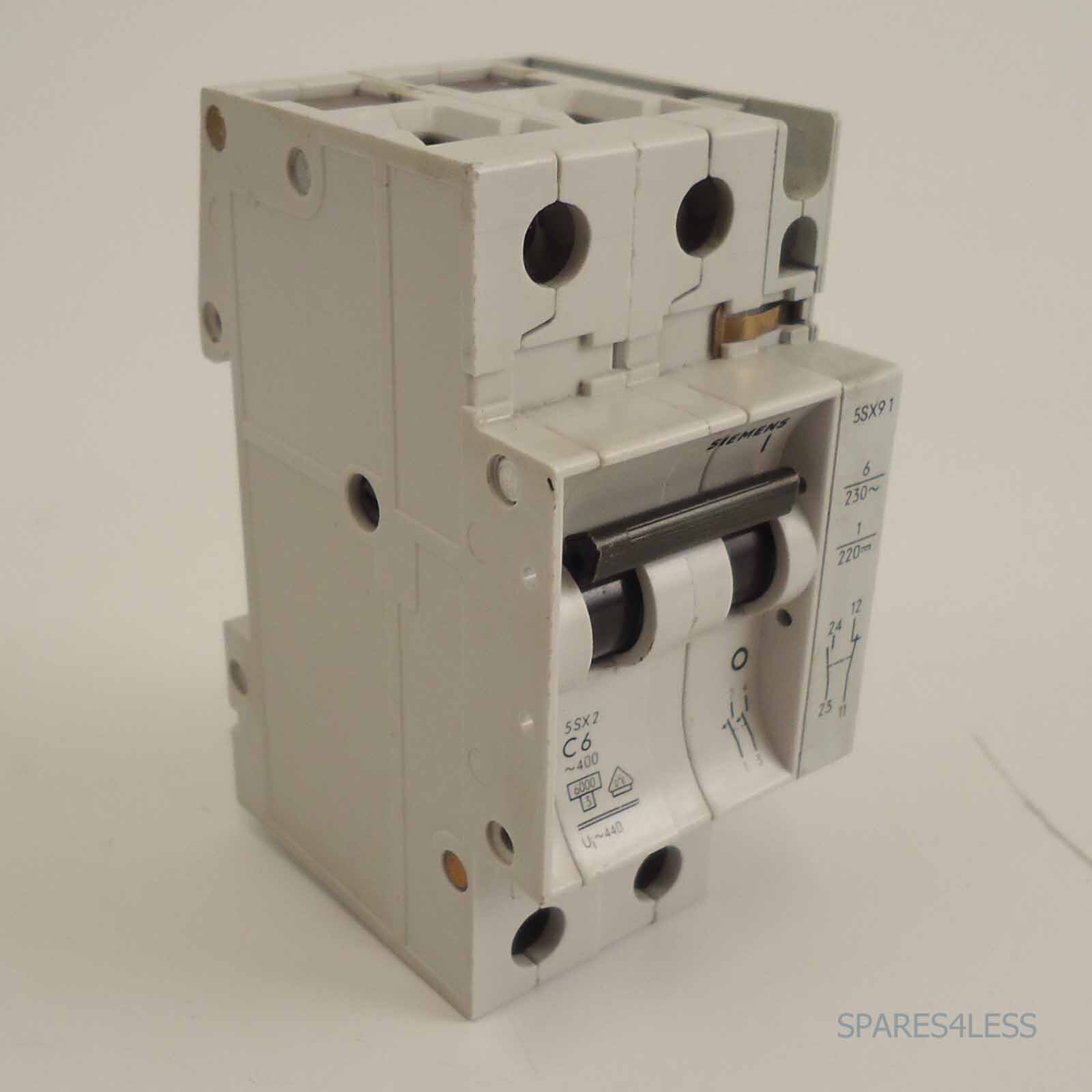 Siemens Circuit Breaker 5SX2206-7 + 5SX9100HS GEB