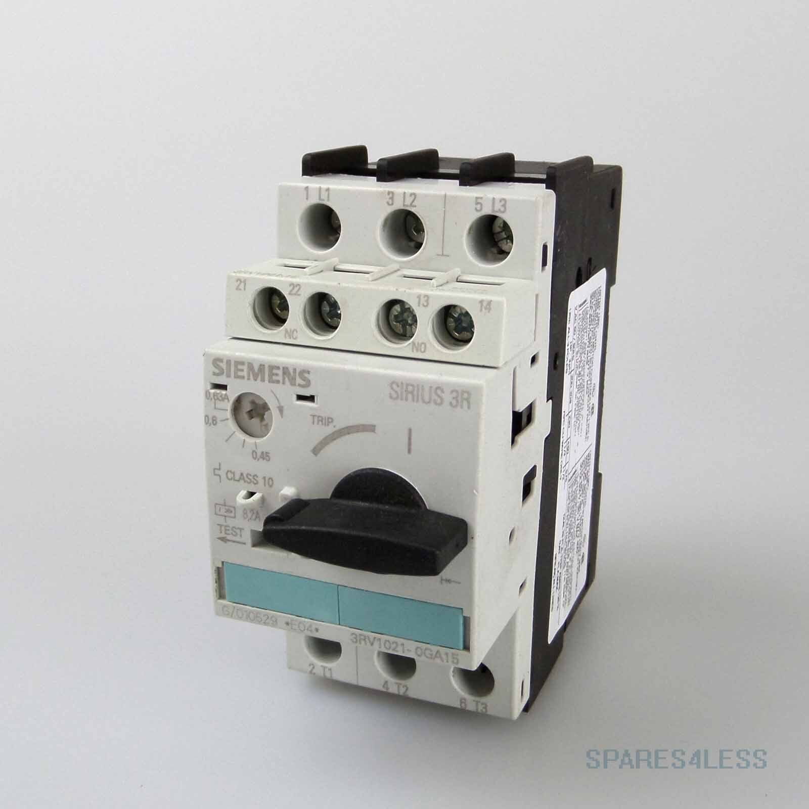 Siemens Circuit Breaker 3RV1021-0GA15 GEB