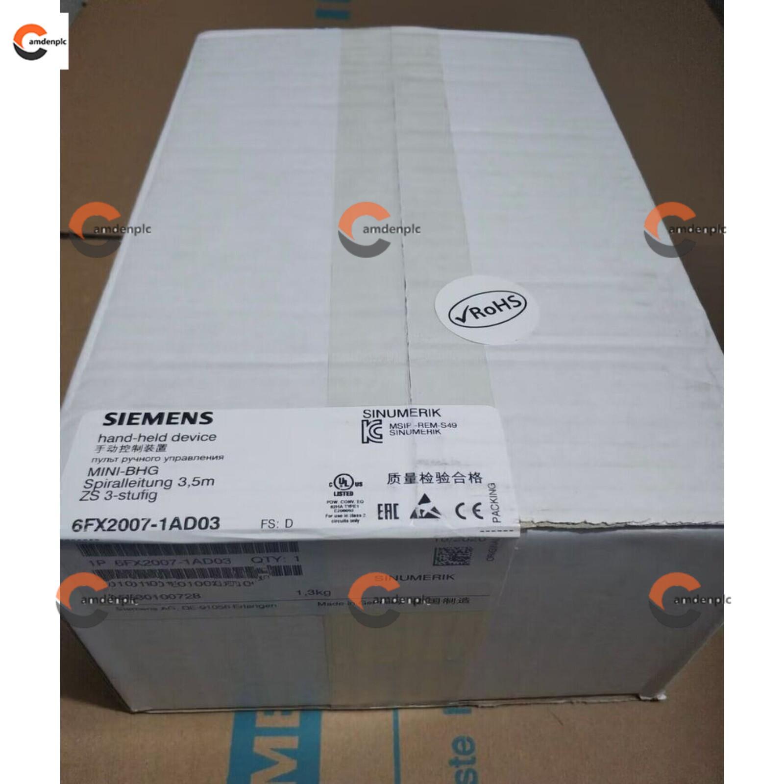 New Siemens 6FX2007-1AD03 Mini Handheld Unit 2.1 m Spiral Cable  6FX2 007-1AD03