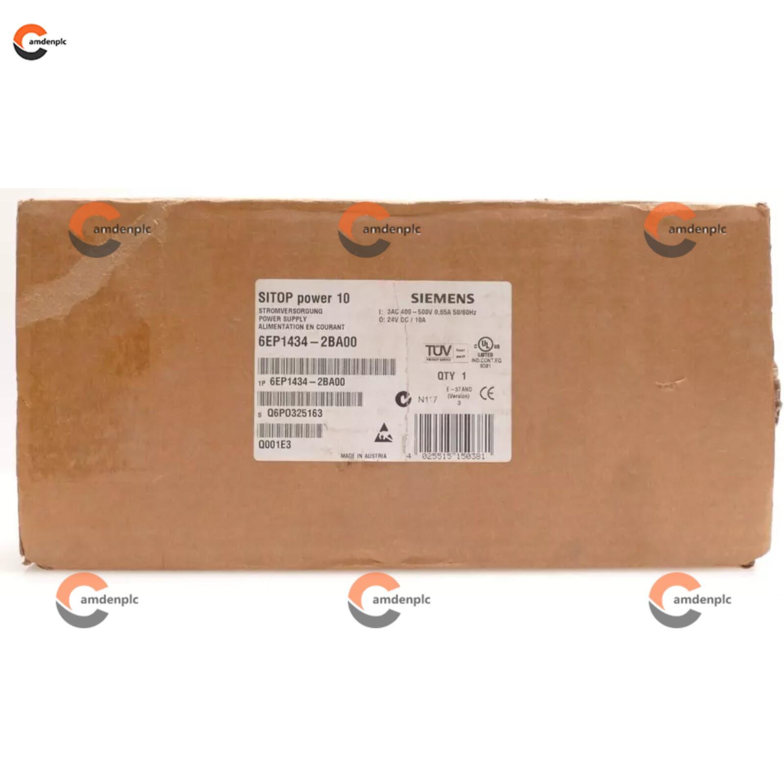 New Siemens 6EP1434-2BA00  SITOP Power DC 24V/10A Power Supply 6EP1 434-2BA00