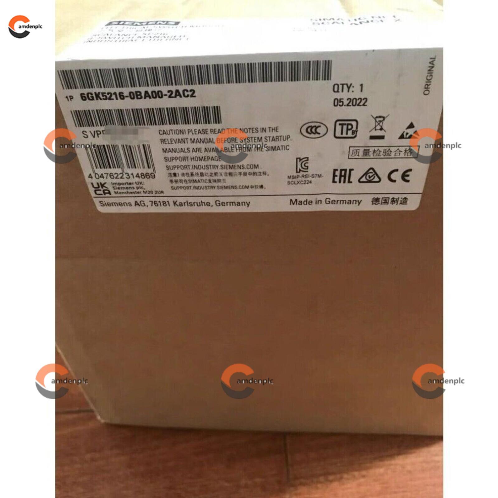 New Siemens 6GK5216-0BA00-2AC2 SCALANCE XC216 manageable 6GK5 216-0BA00-2AC2