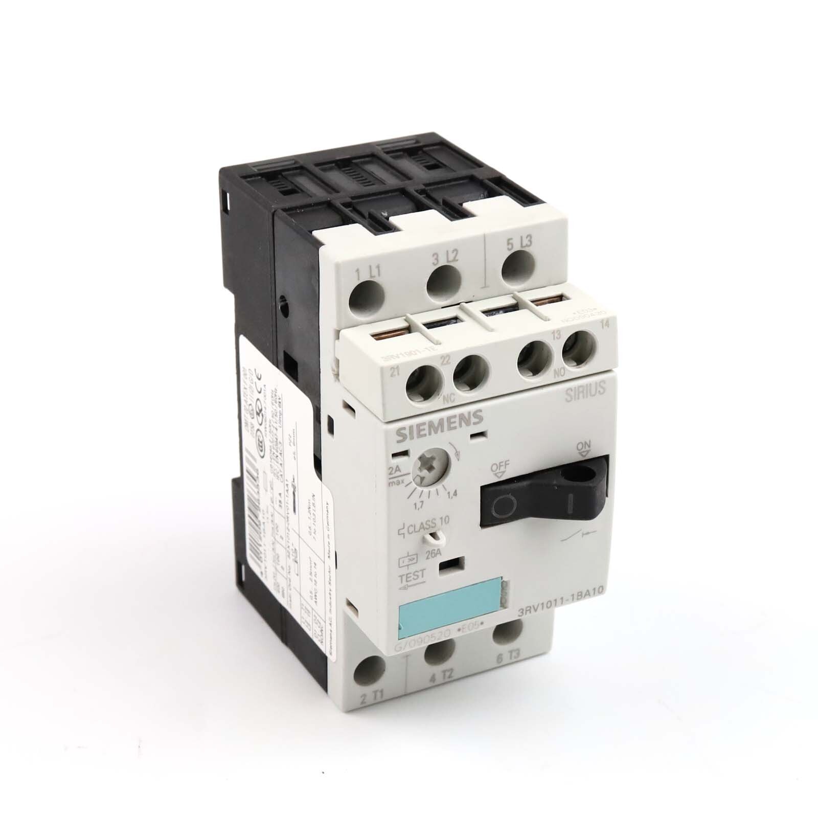 Siemens Circuit Breaker 3RV1011-1BA10 GEB