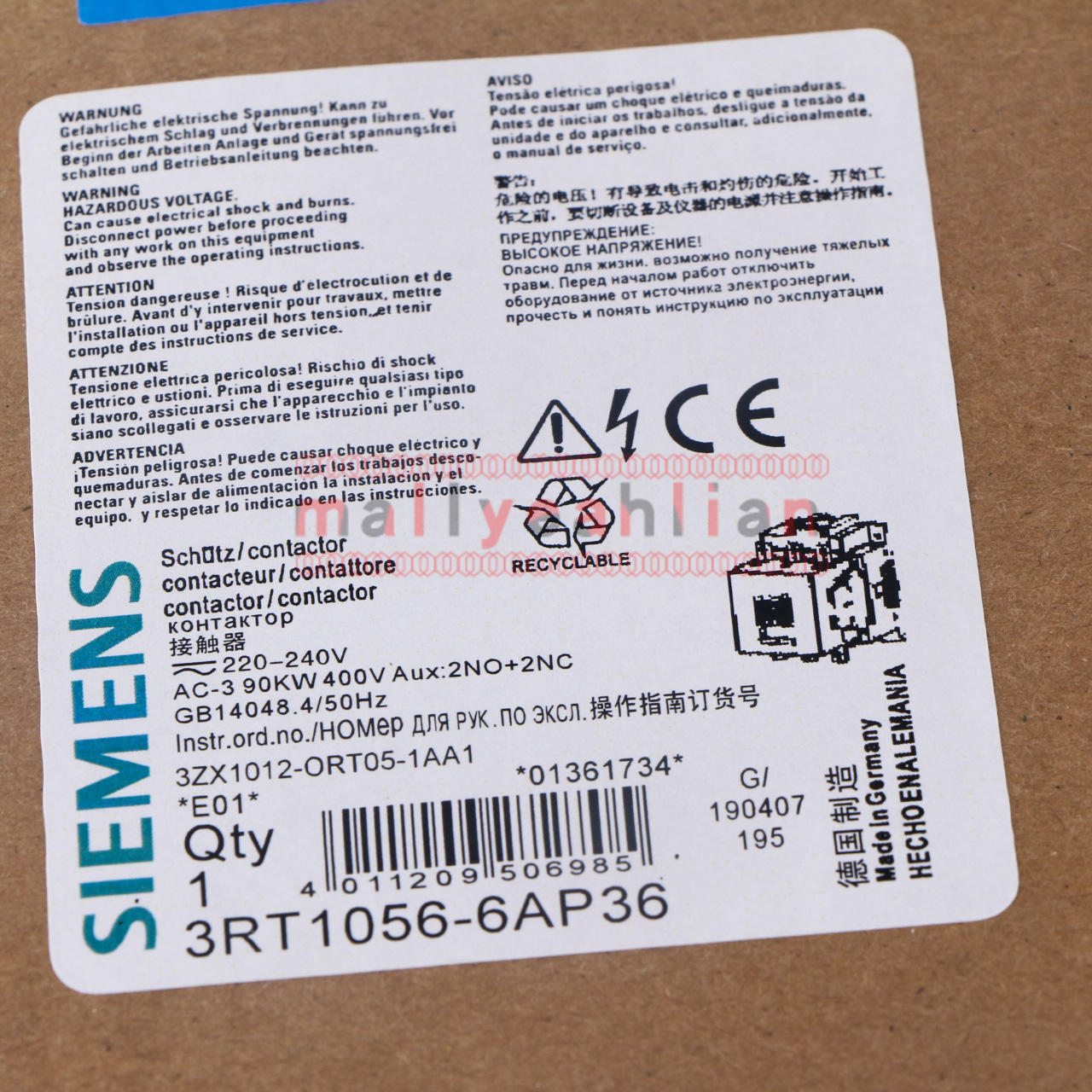 1PC NEW Siemens 3RT1056-6AP36