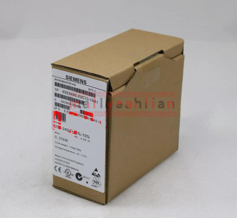1PC NEW SIEMENS 6SE6440-2UC13-7AA1 INVERTER 0.37KW 6SE6 440-2UC13-7AA1