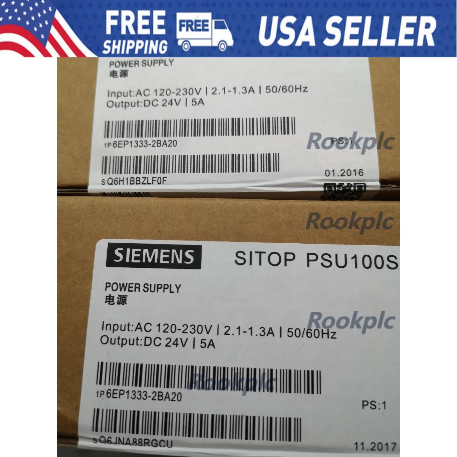 New Siemens 6EP1333-2BA20 SITOP PSU100S Stabilized Power Supply 6EP1 333-2BA20