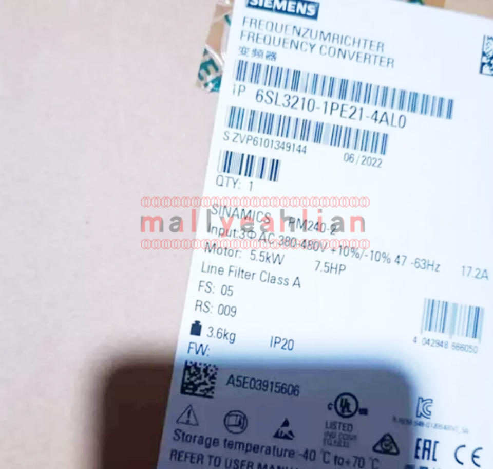 1PC NEW SIEMENS POWER MODULE 6SL3210-1PE21-4AL0 6SL3 210-1PE21-4AL0