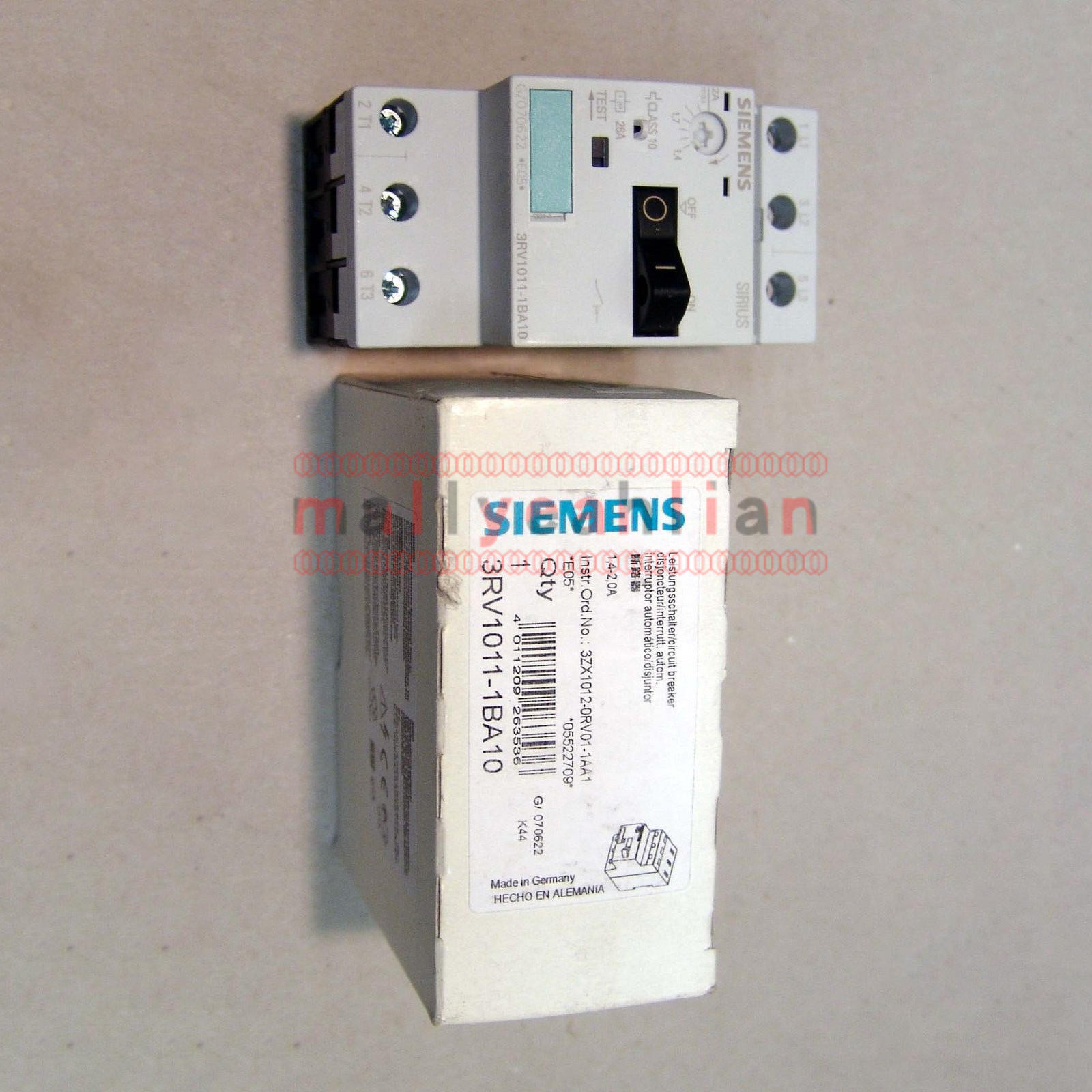 1PCS NEW Siemens 3RV1011-1BA10 3RV1 011-1BA10 1.4A-2A