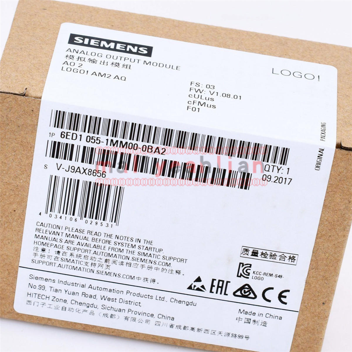 1PC new Siemens 6ED1055-1MM00-0BA2 New 6ED1 055-1MM00-0BA2 Analog Output Module